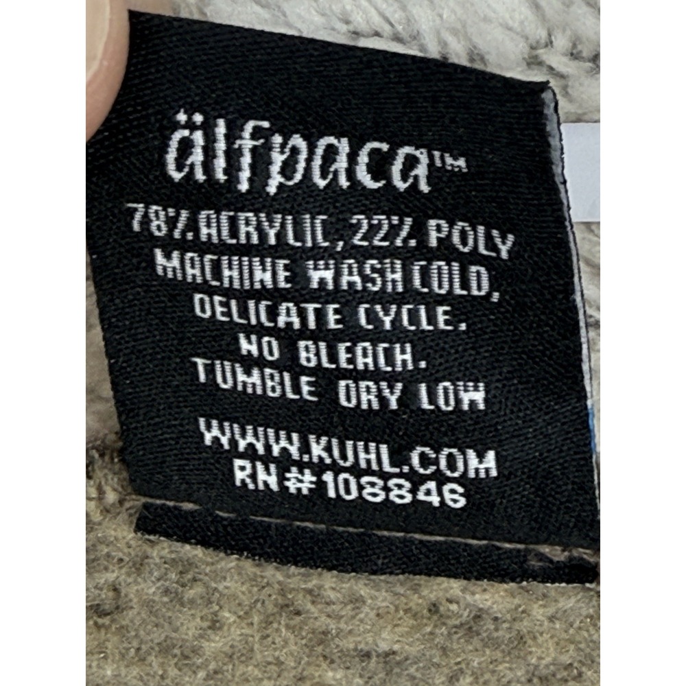 Kühl Men's Oatmeal Alfpaca Europa Fleece 1/4 Zip Size Small EUC - Picture 6 of 9